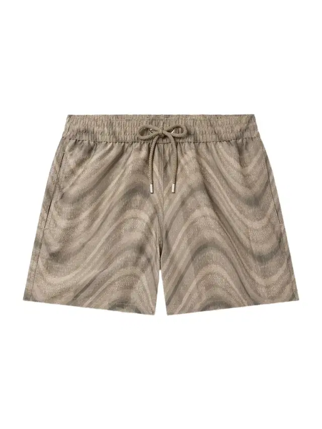 Rio Straight-Leg Mid-Length Recycled Jacquard Swim Shorts - Men