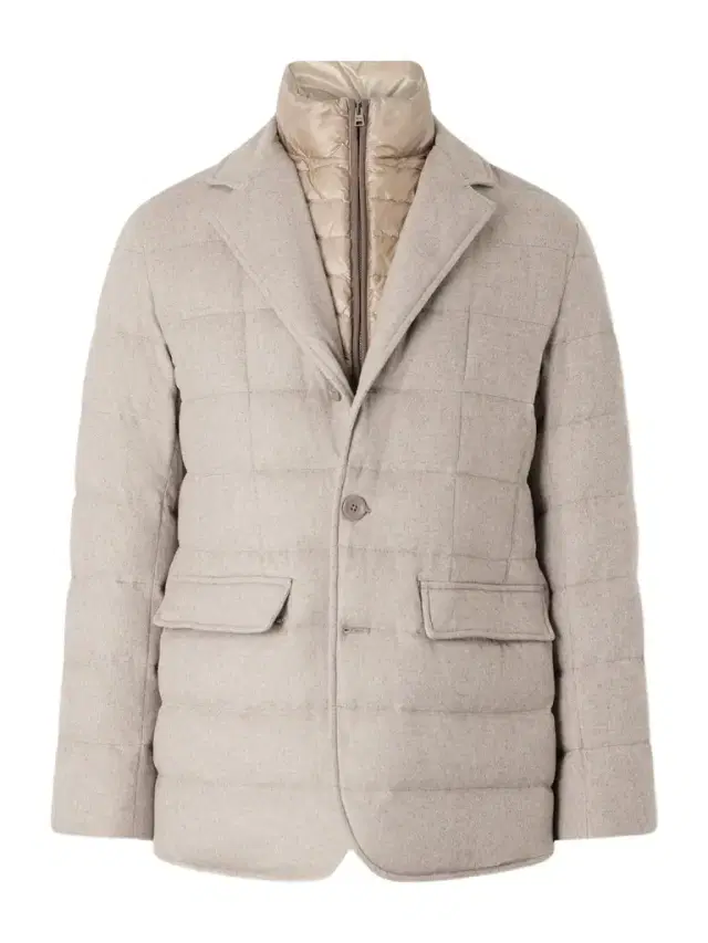 Slim-Fit Shell-Trimmed Silk and Cashmere-Blend Down Jacket - Men