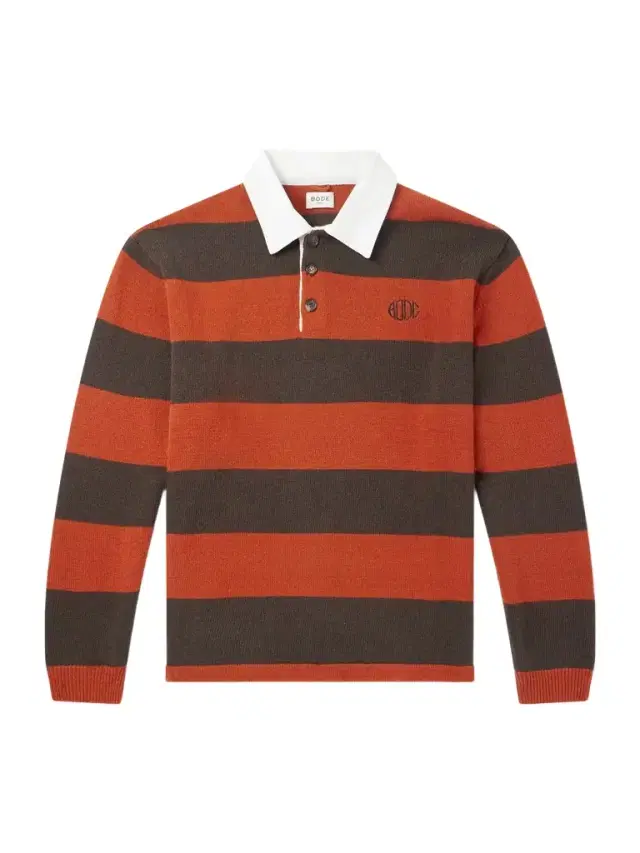 Logo-Embroidered Striped Wool Polo Shirt - Men