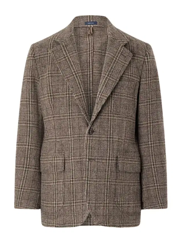 Checked Wool-Tweed Blazer - Men