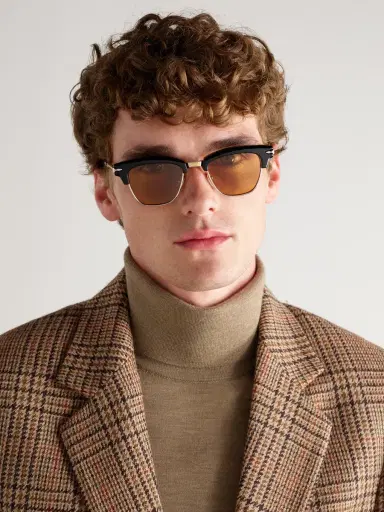 Jacques Marie Mage Sartre D-Frame Acetate and Silver-Tone Sunglasses - Men | Thumbnail 2 Jacques Marie Mage Sartre D-Frame Acetate and Silver-Tone Sunglasses - Men | Thumbnail 2