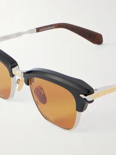 Jacques Marie Mage Sartre D-Frame Acetate and Silver-Tone Sunglasses - Men | Thumbnail 3 Jacques Marie Mage Sartre D-Frame Acetate and Silver-Tone Sunglasses - Men | Thumbnail 3