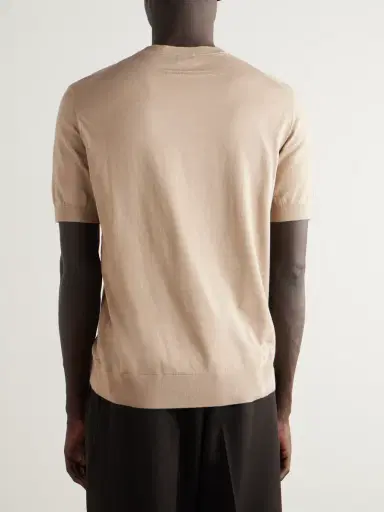 Zegna Cotton T-Shirt - Men | Thumbnail 4 Zegna Cotton T-Shirt - Men | Thumbnail 4