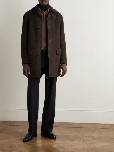 Zegna Shearling Coat - Men | Thumbnail 2