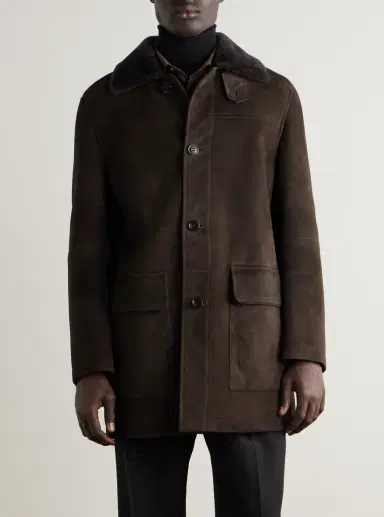 Zegna Shearling Coat - Men | Thumbnail 3