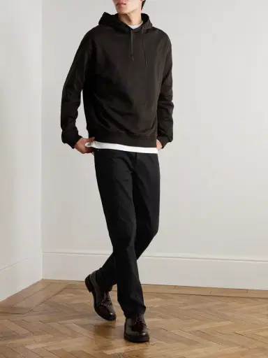 NN07 Tony 1923 Straight-Leg Garment-Dyed Organic Cotton-Blend Twill Trousers - Men | Thumbnail 2 NN07 Tony 1923 Straight-Leg Garment-Dyed Organic Cotton-Blend Twill Trousers - Men | Thumbnail 2