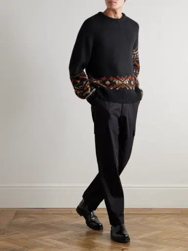 NN07 Emil 60032 Fair Isle Wool-Blend Sweater - Men | Thumbnail 2