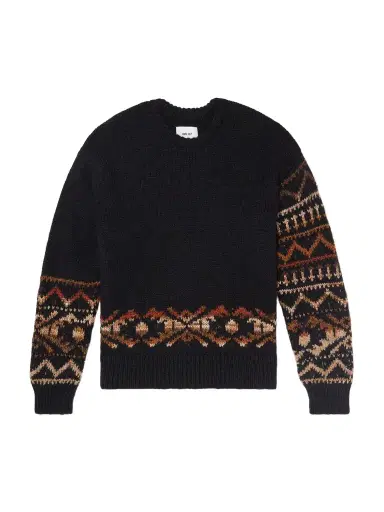 NN07 Emil 60032 Fair Isle Wool-Blend Sweater - Men | Thumbnail 1