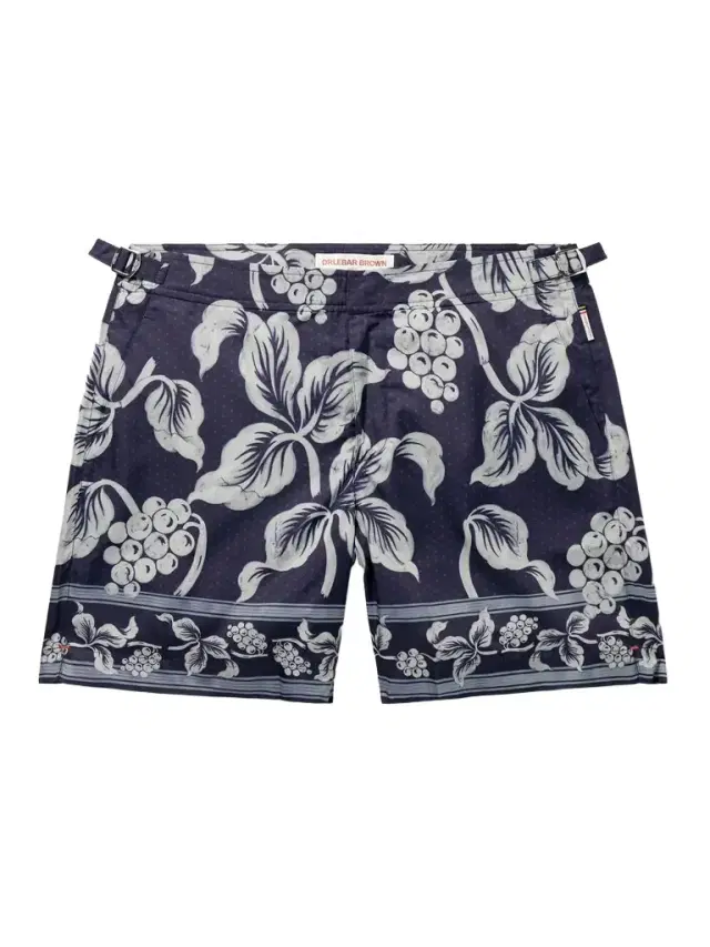Bulldog Petralis Straight-Leg Mid-Length Printed Recycled Swim Shorts - Men