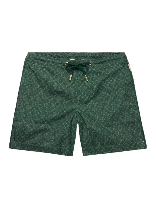 Bulldog Solstice Straight-Leg Mid-Length Printed Recycled Swim Shorts - Men