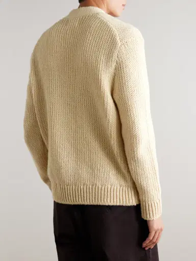 NN07 Mika Flower 6620 Embroidered Recycled Knitted Cardigan - Men | Thumbnail 3