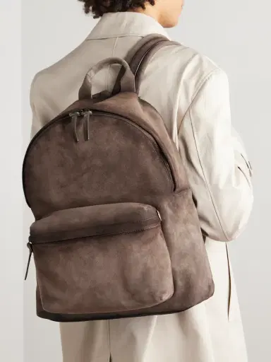 Officine Creative OC 001 Suede Backpack - Men | Thumbnail 2 Officine Creative OC 001 Suede Backpack - Men | Thumbnail 2