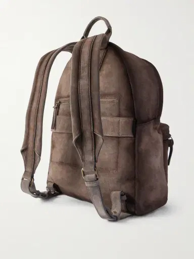 Officine Creative OC 001 Suede Backpack - Men | Thumbnail 3 Officine Creative OC 001 Suede Backpack - Men | Thumbnail 3