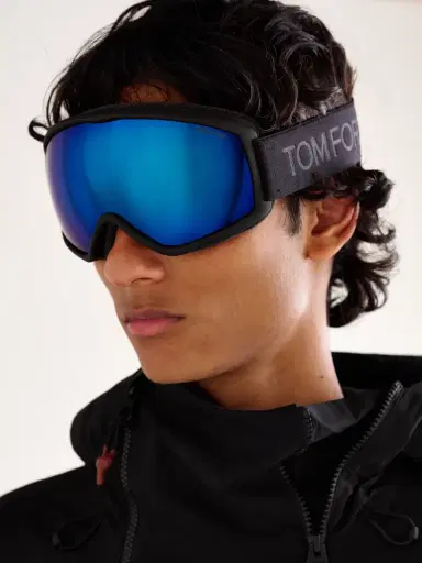Tom Ford Webbing-Trimmed Mirrored Ski Goggles - Men | Thumbnail 2 Tom Ford Webbing-Trimmed Mirrored Ski Goggles - Men | Thumbnail 2