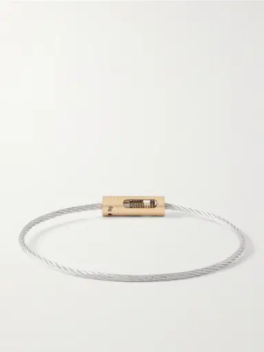 LE GRAMME 6G 18-Karat Gold, Titanium and Sterling Silver Bracelet - Men | Thumbnail 3