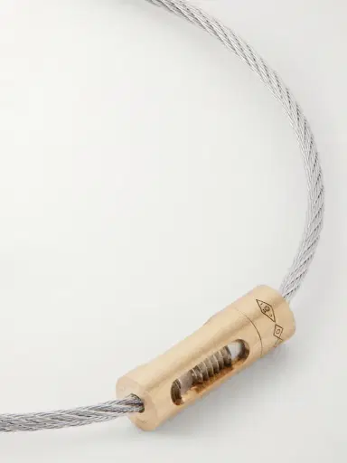 LE GRAMME 6G 18-Karat Gold, Titanium and Sterling Silver Bracelet - Men | Thumbnail 4