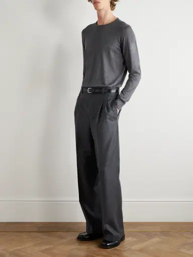 John Smedley Hatfield Sea Island Cotton Sweater - Men | Thumbnail 2 John Smedley Hatfield Sea Island Cotton Sweater - Men | Thumbnail 2