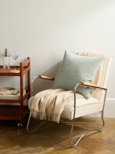 Soho Home Maria Fringed Baby Alpaca Throw - Men | Thumbnail 2 Soho Home Maria Fringed Baby Alpaca Throw - Men | Thumbnail 2