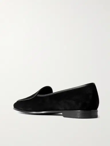 MORJAS The Belgian Leather-Trimmed Suede Loafers - Men | Thumbnail 4 MORJAS The Belgian Leather-Trimmed Suede Loafers - Men | Thumbnail 4