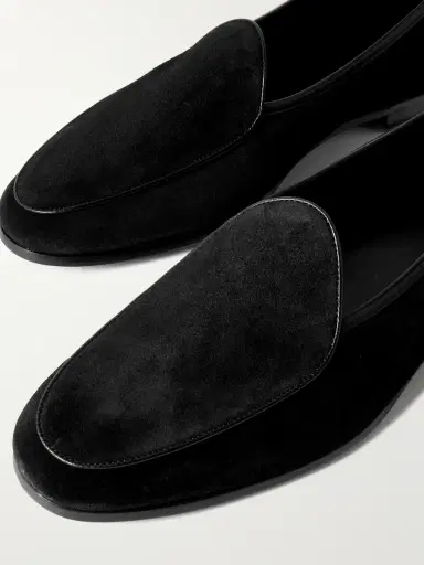 MORJAS The Belgian Leather-Trimmed Suede Loafers - Men | Thumbnail 5 MORJAS The Belgian Leather-Trimmed Suede Loafers - Men | Thumbnail 5
