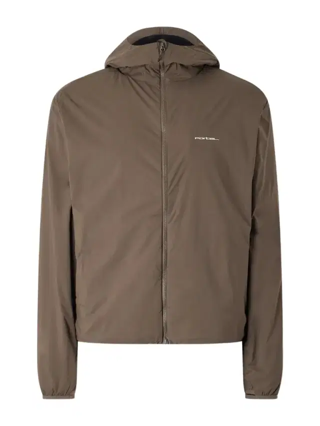 Level Alpha Logo-Print Fleece-Trimmed Recycled-Shell Jacket - Men