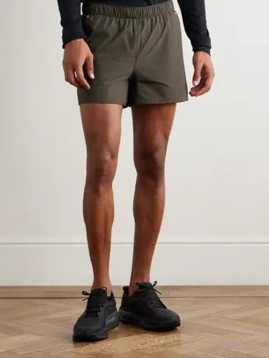 Portal Marka Liner Straight-Leg 5" Mesh-Trimmed Recycled-Shell Running Shorts - Men | Thumbnail 3