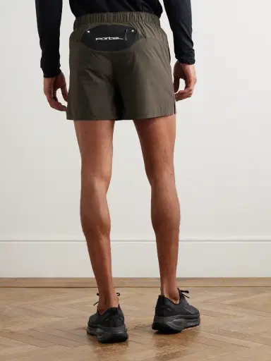 Portal Marka Liner Straight-Leg 5" Mesh-Trimmed Recycled-Shell Running Shorts - Men | Thumbnail 4