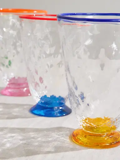 La DoubleJ Quilted Set of Four Murano Glasses - Men | Thumbnail 3