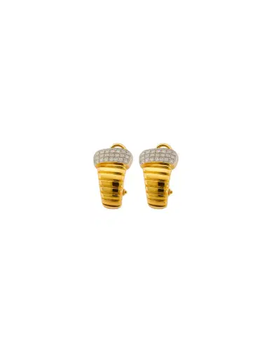 Wish Fine Jewelry 0.53ct Diamond 18K Gold Italy Stud Earrings | Thumbnail 1 Wish Fine Jewelry 0.53ct Diamond 18K Gold Italy Stud Earrings | Thumbnail 1