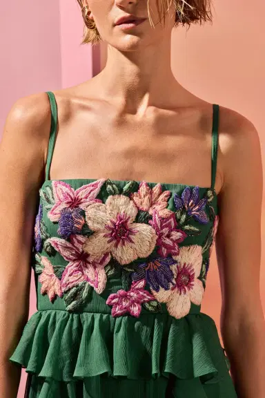 PatBo CHIFFON DAYDREAM FLOWERS MAXI DRESS | Thumbnail 2
