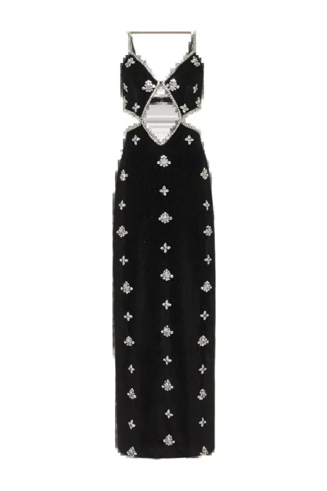 VELVET DEEP MAXI DRESS