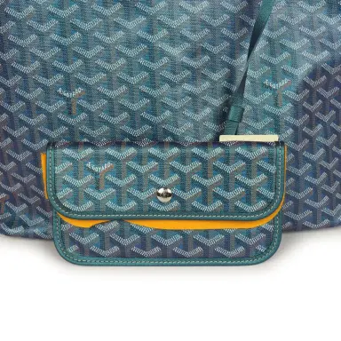 goyard Goyard Goyardine Pearly Blue Saint Louis PM Tote Bag Palladium Hardware | Thumbnail 6 goyard Goyard Goyardine Pearly Blue Saint Louis PM Tote Bag Palladium Hardware | Thumbnail 6
