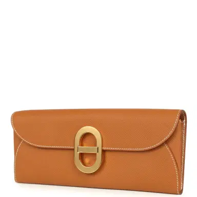 HERMÈS Hermes Maillon Chaine d'Ancre Wallet to Go Gold Epsom Gold Hardware | Thumbnail 5 HERMÈS Hermes Maillon Chaine d'Ancre Wallet to Go Gold Epsom Gold Hardware | Thumbnail 5