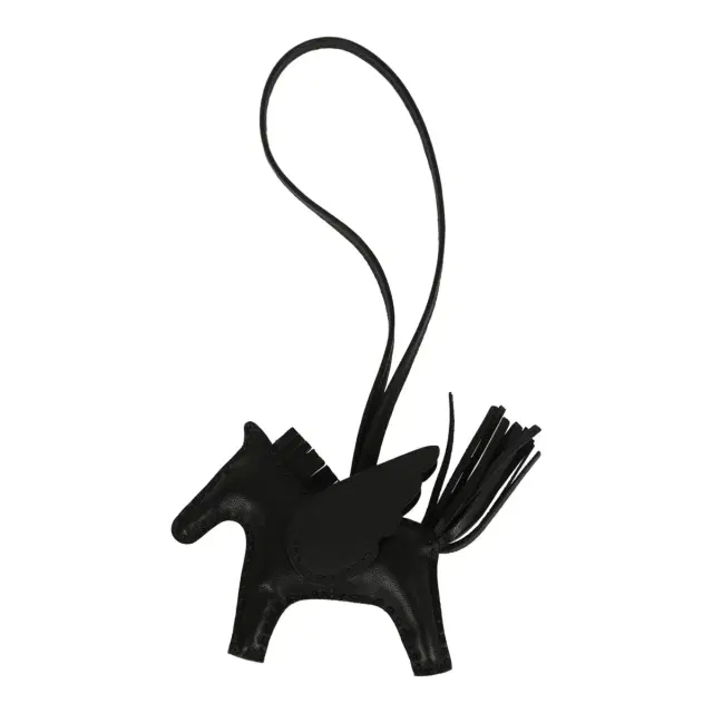 hermes Hermes Pegase Rodeo Bag Charm PM So Black Milo Lambskin