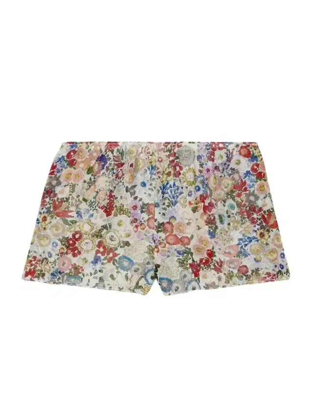 Tilly Floral-print Silk-chiffon Shorts