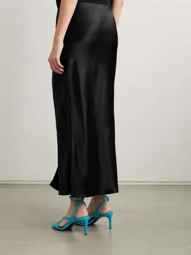 Khaite Demi Satin Midi Skirt | Thumbnail 4