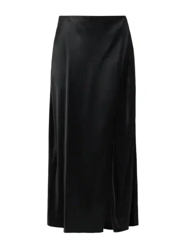 Khaite Demi Satin Midi Skirt | Thumbnail 1