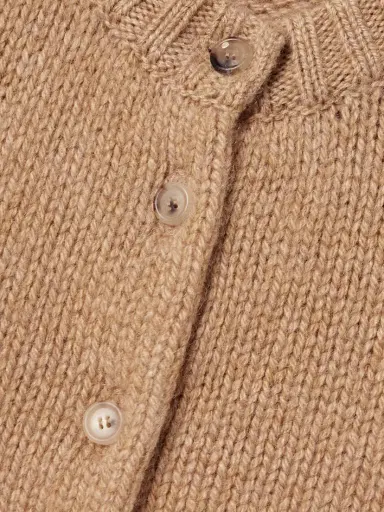 Khaite Nora Cropped Cashmere-blend Cardigan | Thumbnail 4