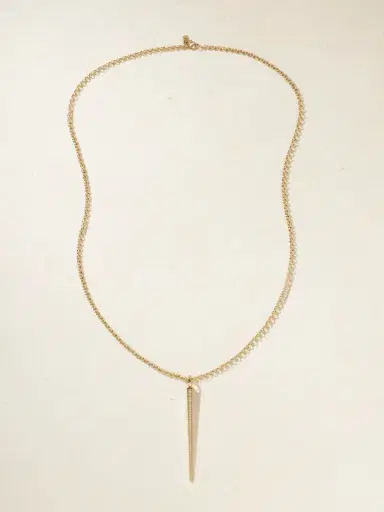 By Pariah Sticks And Stones 14-karat Recycled Gold Diamond Necklace | Thumbnail 4