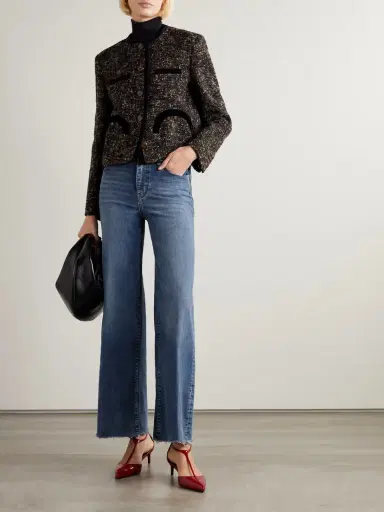Frame Le Slim Palazzo High-rise Wide-leg Jeans | Thumbnail 2