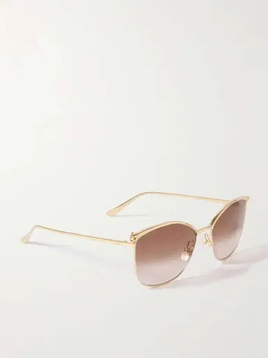 Cartier Eyewear Panthère Classic Cat-eye Gold-tone Sunglasses | Thumbnail 3