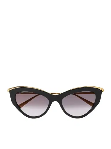 Cartier Eyewear Panthère Classic Cat-eye Acetate And Gold-tone Sunglasses | Thumbnail 1 Cartier Eyewear Panthère Classic Cat-eye Acetate And Gold-tone Sunglasses | Thumbnail 1