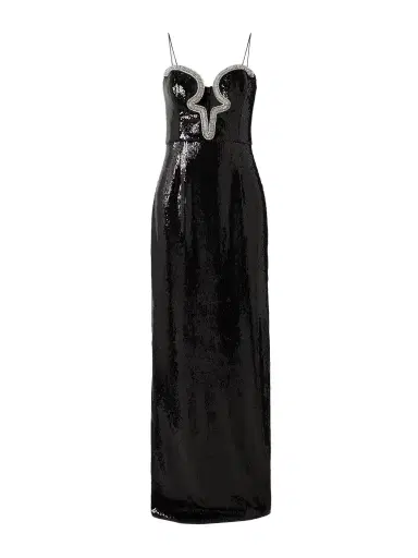 Rebecca Vallance Lyra Cutout Embellished Sequined Stretch-jersey Gown | Thumbnail 1
