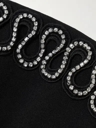 Rebecca Vallance Nyx Strapless Crystal-embellished Crepe Mini Dress | Thumbnail 4