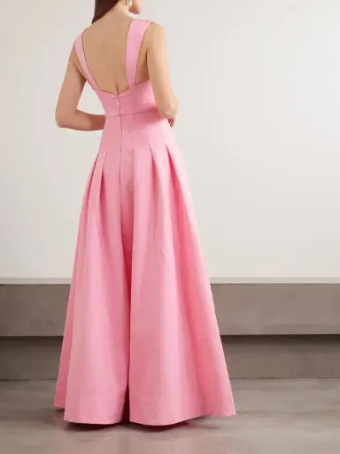 Rebecca Vallance Amaro Belted Pleated Taffeta Gown | Thumbnail 3 Rebecca Vallance Amaro Belted Pleated Taffeta Gown | Thumbnail 3