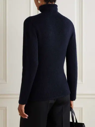 The Row Mariam Cashmere Turtleneck Sweater | Thumbnail 3 The Row Mariam Cashmere Turtleneck Sweater | Thumbnail 3