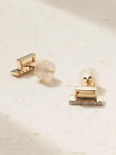 Melissa Joy Manning Cityscape 14-karat Recycled Gold, Citrine And Diamond Earrings | Thumbnail 3 Melissa Joy Manning Cityscape 14-karat Recycled Gold, Citrine And Diamond Earrings | Thumbnail 3