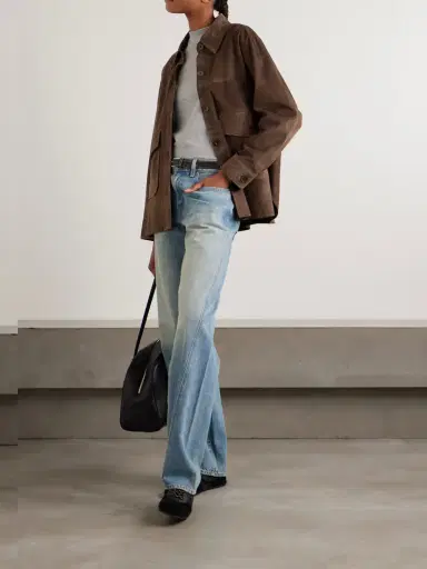 ARMA Kaylee Oversized Paneled Suede Jacket | Thumbnail 2 ARMA Kaylee Oversized Paneled Suede Jacket | Thumbnail 2