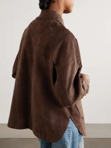 ARMA Kaylee Oversized Paneled Suede Jacket | Thumbnail 4 ARMA Kaylee Oversized Paneled Suede Jacket | Thumbnail 4