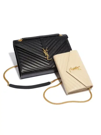 Saint Laurent Women's Medium Monogram Matelassé Leather Wallet-On-Chain | Thumbnail 4 Saint Laurent Women's Medium Monogram Matelassé Leather Wallet-On-Chain | Thumbnail 4
